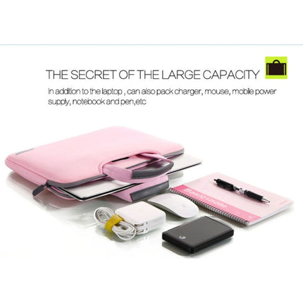 15.6 inch Portable Air Permeable Handheld Sleeve Bag for Laptops, Size: 41.5x30.0x3.5cm(Black)-garmade.com