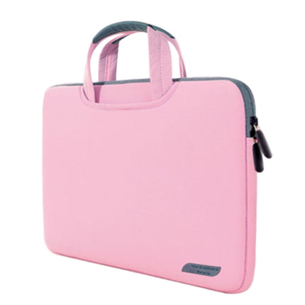 15.6 inch Portable Air Permeable Handheld Sleeve Bag for Laptops, Size: 41.5x30.0x3.5cm(Pink)-garmade.com