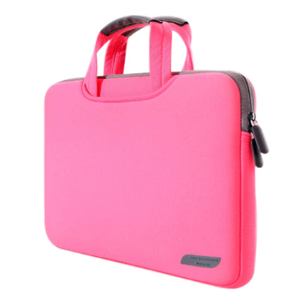 15.6 inch Portable Air Permeable Handheld Sleeve Bag for Laptops, Size: 41.5x30.0x3.5cm(Magenta)-garmade.com
