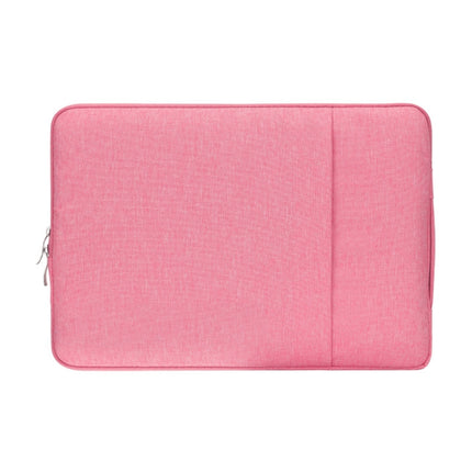 POFOKO C210 10-11 inch Denim Business Laptop Liner Bag(Pink)-garmade.com