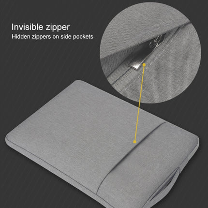 POFOKO C210 13.3 inch Denim Business Laptop Liner Bag(Black)-garmade.com