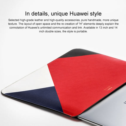 HUAWEI Three-colour Leather Protective Bag for MateBook X 13 inch Laptop-garmade.com