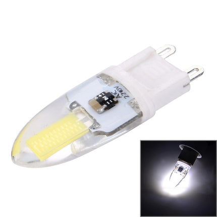 3W COB LED Light , G9 300LM Silicone Dimmable SMD 1505 for Halls / Office / Home, AC 220-240V(White Light)-garmade.com