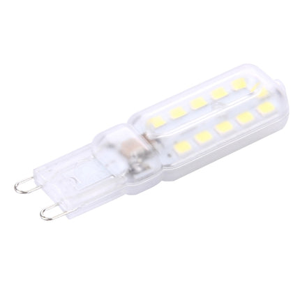 G9 3W 300LM Transparent Cover Corn Light Bulb, 22 LED SMD 2835, AC 220-240V(White Light)-garmade.com