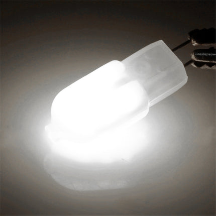 G9 3W 300LM Transparent Cover Corn Light Bulb, 22 LED SMD 2835, AC 220-240V(White Light)-garmade.com