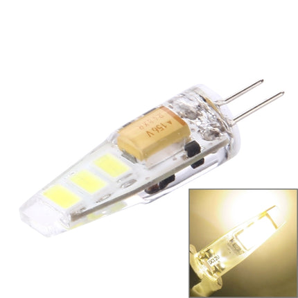 G4 2W 100LM Corn Light Bulb, 6 LED SMD 5730 Silicone, DC 12V(White Light)-garmade.com