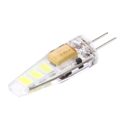 G4 2W 100LM Corn Light Bulb, 6 LED SMD 5730 Silicone, DC 12V(White Light)-garmade.com