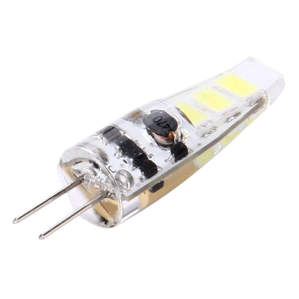 G4 2W 100LM Corn Light Bulb, 6 LED SMD 5730 Silicone, DC 12V(White Light)-garmade.com