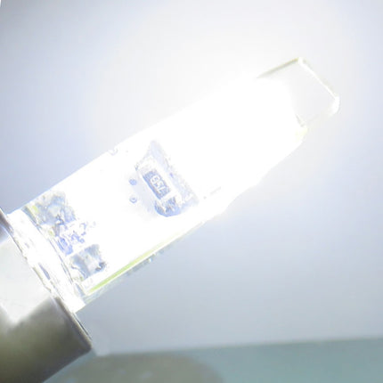 G4 2W 100LM Corn Light Bulb, 6 LED SMD 5730 Silicone, DC 12V(White Light)-garmade.com