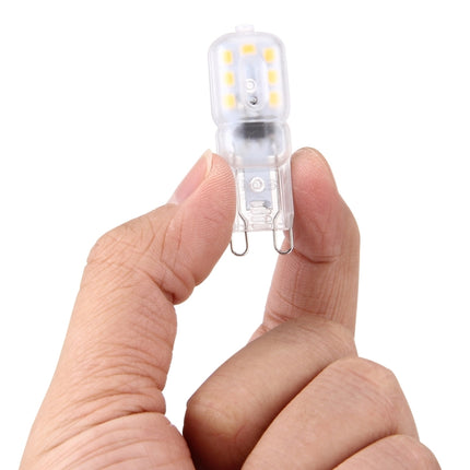 G9 2.5W 200LM Transparent Cover Corn Light Bulb, 14 LED SMD 2835, AC 220-240V(Warm White)-garmade.com