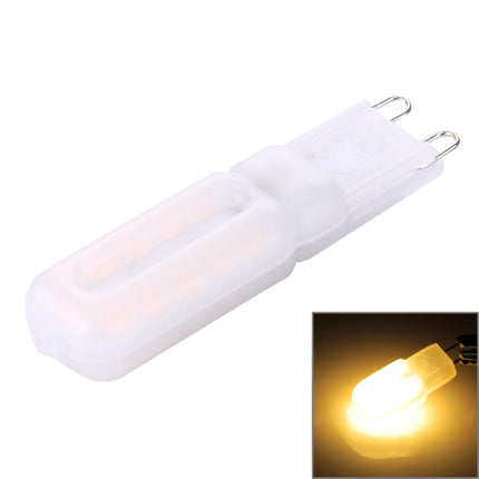 G9 3W 300LM Cream Cover Corn Light Bulb, 22 LED SMD 2835, AC 220-240V(Warm White)-garmade.com