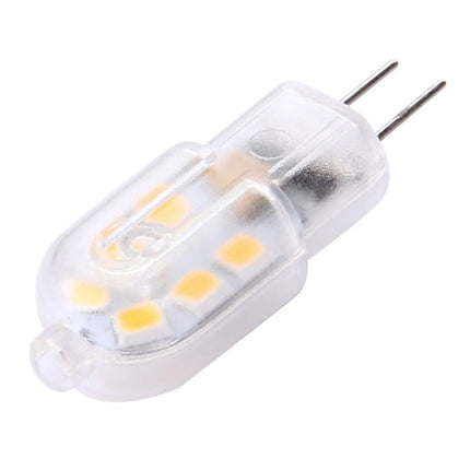 G4 2W 180LM Transparent Cover Corn Light Bulb, 12 LED SMD 2835, AC 220-240V(Warm White)-garmade.com