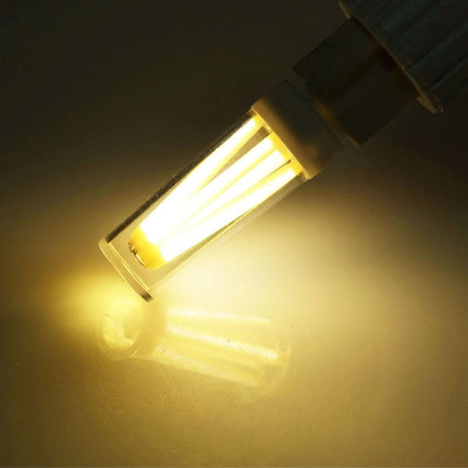G4 4W Silicone Dimmable 8 LED Filament Light Bulb for Halls, AC 220-240V(Warm White)-garmade.com