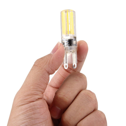 G9 4W Silicone Dimmable 8 LED Filament Light Bulb for Halls, AC 220-240V(Warm White)-garmade.com