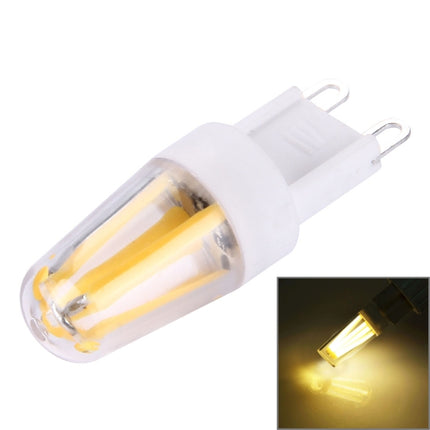 2W Filament Light Bulb , G9 PC Material Dimmable 4 LED for Halls, AC 220-240V(Warm White)-garmade.com