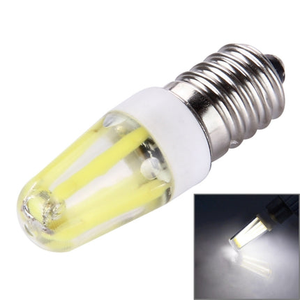 2W Filament Light Bulb , E14 PC Material Dimmable 4 LED for Halls, AC 220-240V(White Light)-garmade.com