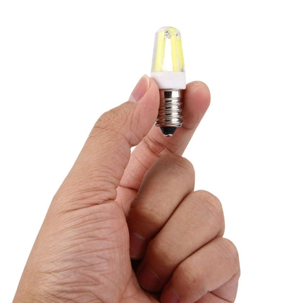 2W Filament Light Bulb , E14 PC Material Dimmable 4 LED for Halls, AC 220-240V(White Light)-garmade.com