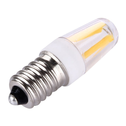 2W Filament Light Bulb, E14 PC Material Dimmable 4 LED for Halls, AC 220-240V(Warm White)-garmade.com