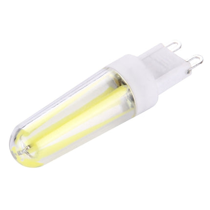 4W Filament Light Bulb, G9 PC Material Dimmable 4 LED for Halls, AC 220-240V(White Light)-garmade.com