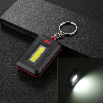 3W White Light COB LED Flashlight , Portable Small Light with Key Chain, Random Color Delivery-garmade.com