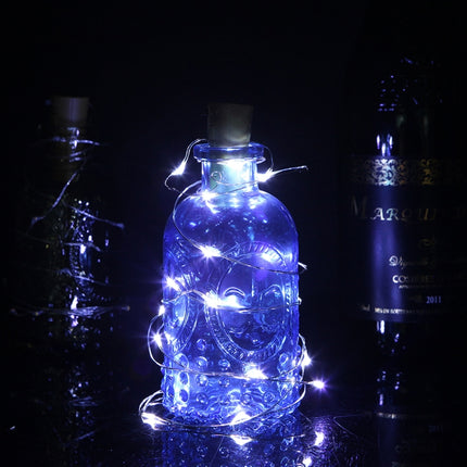 1m 10 LEDs SMD 0603 Solar Powered Copper Wire String Light Fairy Lamp Decorative Light(White Light)-garmade.com