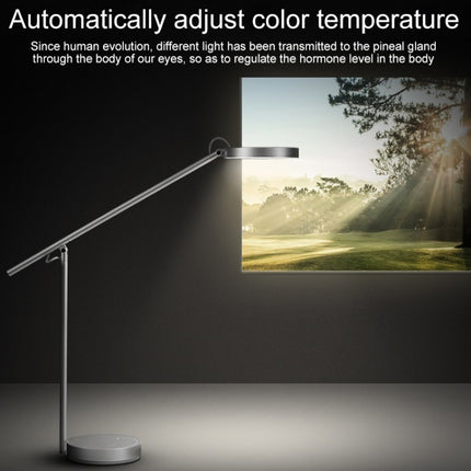 Huawei OPPLE Smart Eye Protection Desk Lamp Pro Automatic Dimming Anti-blue Light Learning Reading Light(Black)-garmade.com