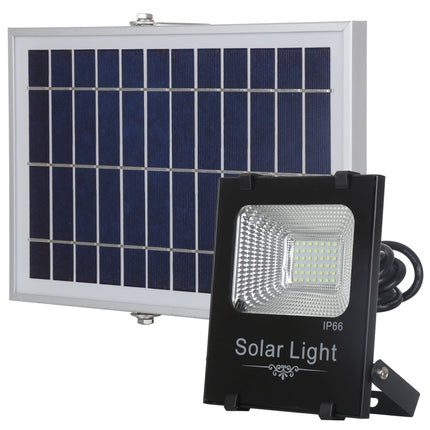 150W 176 LEDs SMD 2835 IP66 Waterproof Ultra-thin Solar Powered Timing LED Flood Light with 6V / 0.83A Solar Panel & Remote Control(White Light)-garmade.com