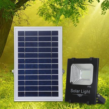 150W 176 LEDs SMD 2835 IP66 Waterproof Ultra-thin Solar Powered Timing LED Flood Light with 6V / 0.83A Solar Panel & Remote Control(White Light)-garmade.com