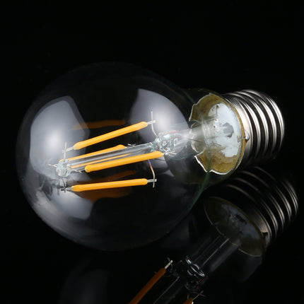 A60 E27 4W 4 LEDs 450 LM Retro Dimming LED Filament Light Bulb Energy Saving Light, AC 220V(Warm White)-garmade.com