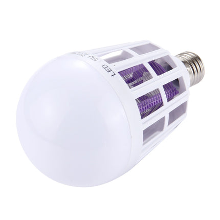 E27 15W White Light + 365 NM Purple Light Mosquito Killer Bulb Lamp, Fly Pest Insects Reject Zapper LED Ball Steep Light, AC 175-265V-garmade.com