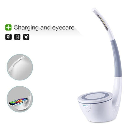 NILLKIN 2 in 1 QI Standard Smart Recognition 1A 5W Wireless Charger + LED Light Lamp with USB Charging Port Indicator-garmade.com