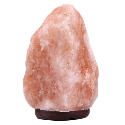 E14 Large Dimmable Himalayan Salt Lamp , Crystal Rock Healthy Table Desk Lamp Night Light with Wood Base & Bulb & Switch, Large Size Weight 3-5KG, AC 220V-garmade.com