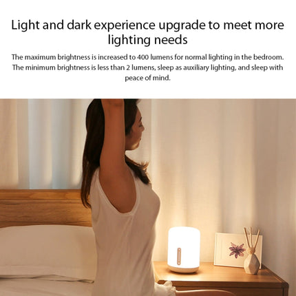 Original Xiaomi Mijia Bedside Lamp 2 LED Night Light Touch & Smart App Control-garmade.com