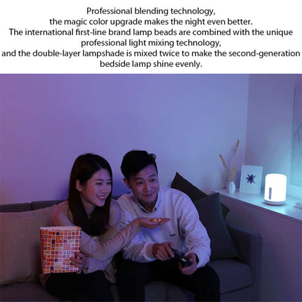 Original Xiaomi Mijia Bedside Lamp 2 LED Night Light Touch & Smart App Control-garmade.com
