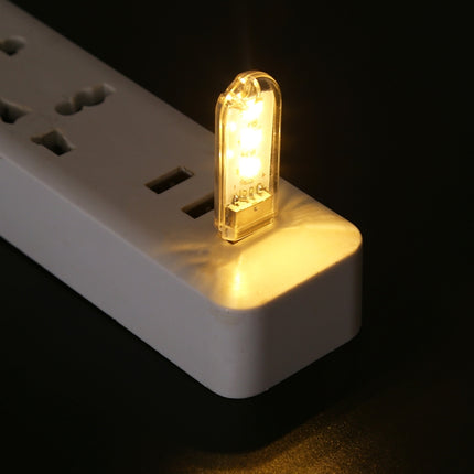 3 LEDs 5730 SMD USB LED Book Light Portable Night Lamp(Warm White)-garmade.com