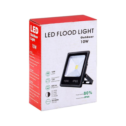 10W IP65 Waterproof White Light LED Floodlight, 900LM Lamp, AC 85-265V-garmade.com