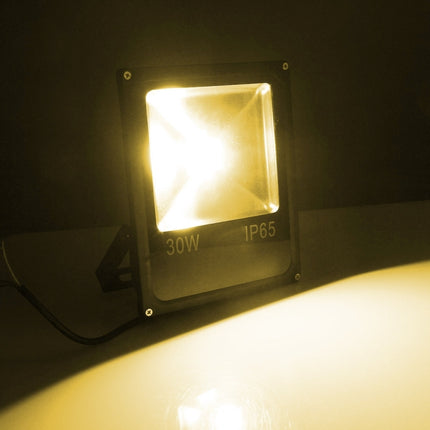 30W IP65 Waterproof White Light LED Floodlight, 2700LM LED Light, AC 85-265V(Warm White)-garmade.com