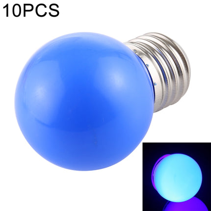 10 PCS 2W E27 2835 SMD Home Decoration LED Light Bulbs, DC 12V (Blue Light)-garmade.com