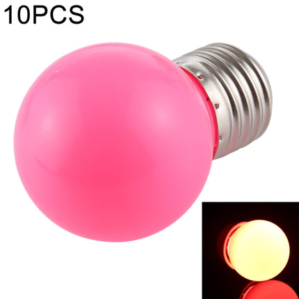 10 PCS 2W E27 2835 SMD Home Decoration LED Light Bulbs, DC 12V (Pink Light)-garmade.com