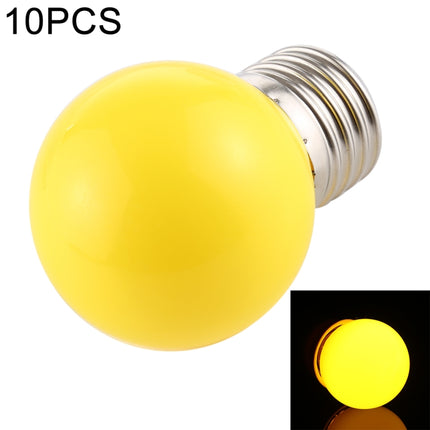 10 PCS 2W E27 2835 SMD Home Decoration LED Light Bulbs, DC 12V (Yellow Light)-garmade.com
