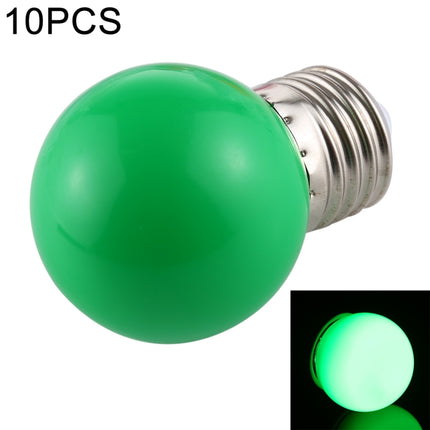 10 PCS 2W E27 2835 SMD Home Decoration LED Light Bulbs, DC 24V (Green Light)-garmade.com