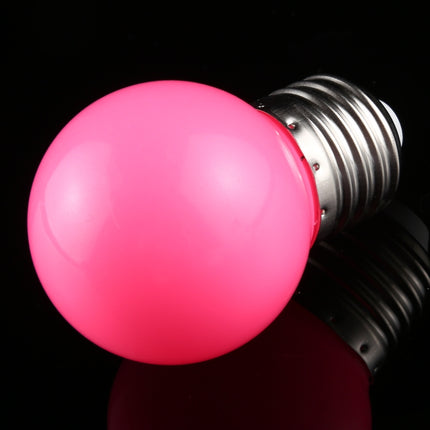 10 PCS 2W E27 2835 SMD Home Decoration LED Light Bulbs, AC 220V (Pink Light)-garmade.com