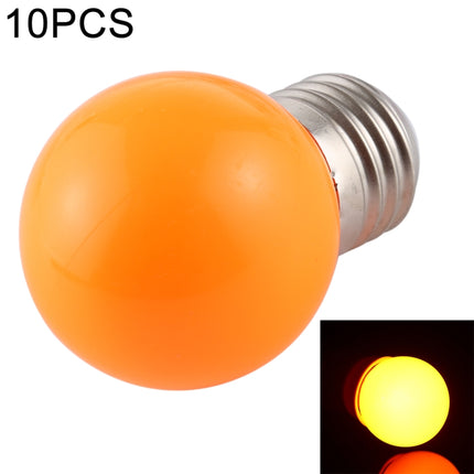 10 PCS 2W E27 2835 SMD Home Decoration LED Light Bulbs, AC 220V (Orange Light)-garmade.com