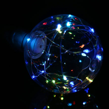 G95 E27 3W 80 LM Filament Retro Fairy LED String Light Bulb, AC 220V (Colorful Light)-garmade.com