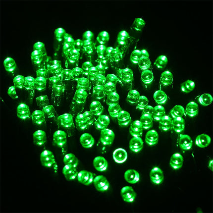 200 LEDs Outdoor Waterproof Christmas Festival Decoration Solar Lamp String, Length: 22m(Green)-garmade.com
