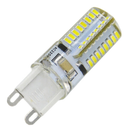 G9 4W 210LM 64 LED SMD 3014 Silicone Corn Light Bulb, AC 110V (White Light)-garmade.com