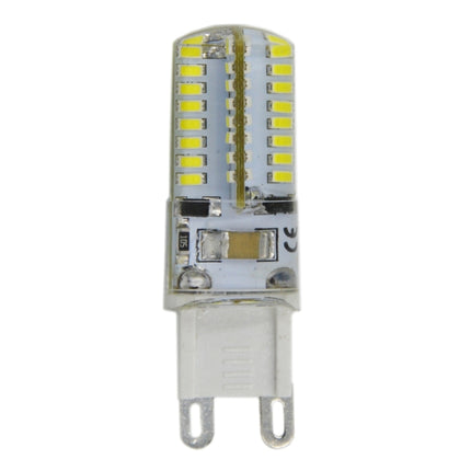 G9 4W 210LM 64 LED SMD 3014 Silicone Corn Light Bulb, AC 110V (White Light)-garmade.com
