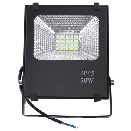 20W IP65 Waterproof LED Floodlight, 2700-6500K SMD-5054 Lamp, AC 85-265V(White Light)-garmade.com