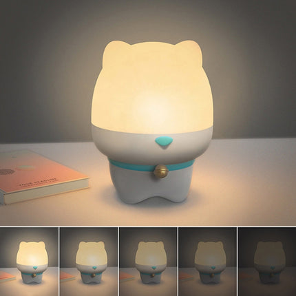 TW-S004 Creative Cute Pet Bluetooth Audio Projection Lamp (White)-garmade.com