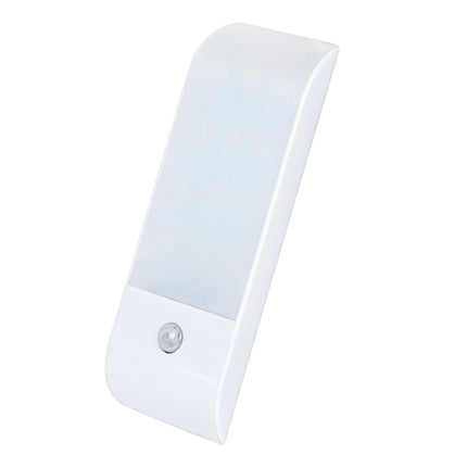 PIR Human Body Motion Sensor White Light LED Night Light, 1W 12 LEDs 240 LM USB Charging, Sensor Distance: 3m, DC 5V-garmade.com